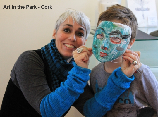 arts and crafts workshops for kids with Patricia Gurgel Segrillo at Art in the Park, Cork