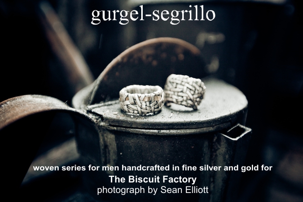 woven series contemporary jewellery created by Gurgel Segrillo for The Biscuit Factory