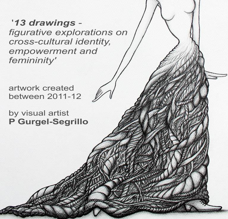 13 Drawings, exhibition of figurative art created by P Gurgel-Segrillo at 2020 Gallery, Cork City