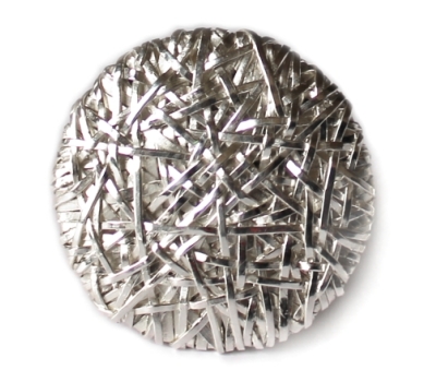 woven silver ring, handcrafted in fine silver. contemporary jewellery by cork artist gurgel-segrillo